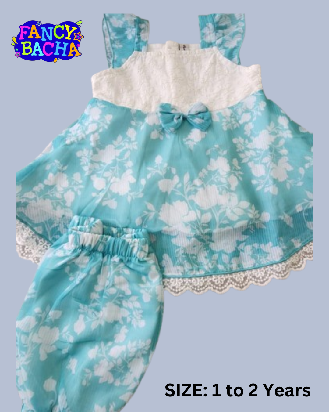 Beautiful frock for 1 to 2-year-old girls